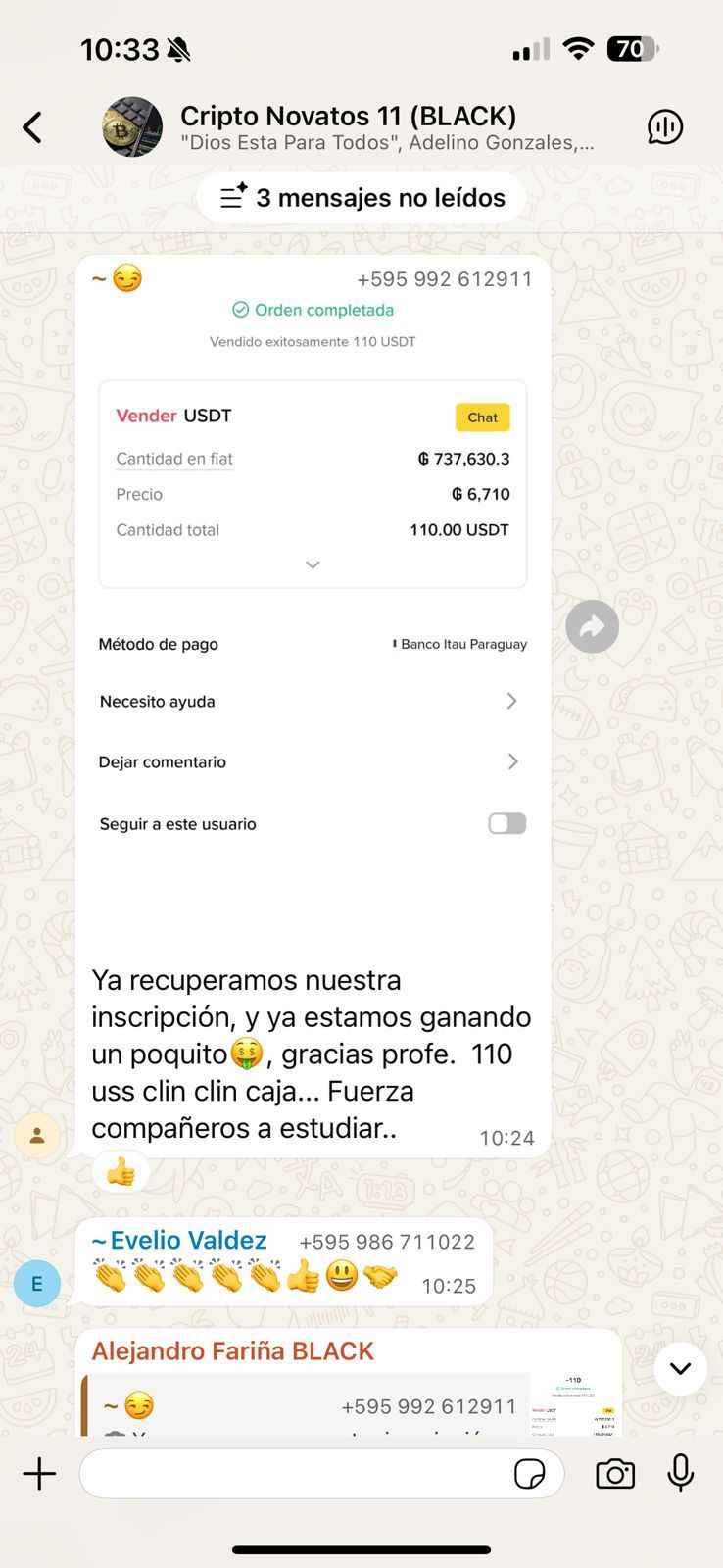 Testimonio real 4 - Agradecimiento al mentor